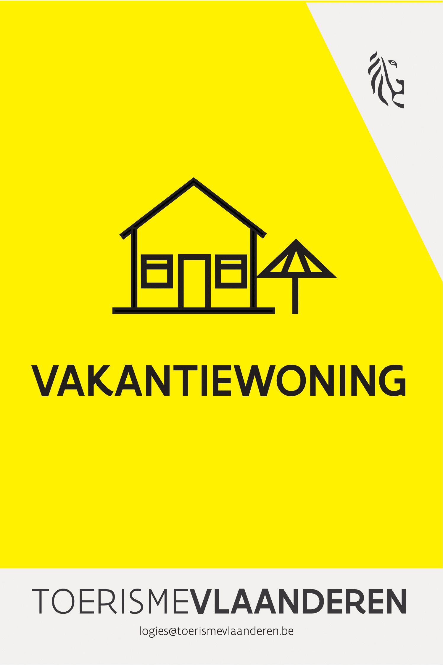 Erkenningsschild Vakantiewoning